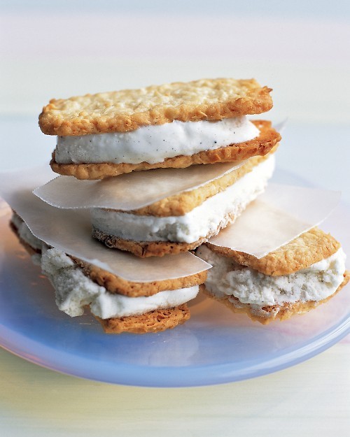 Coconut icecream sandwiches recipe Eat Your Books