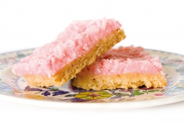 Coconut ice square