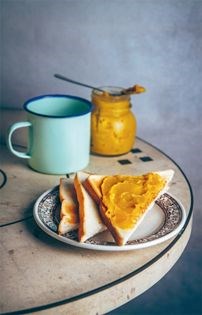 Coconut kaya custard