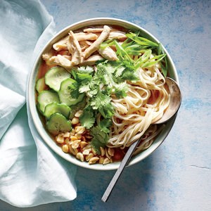 Coconut-lemongrass chicken bowls