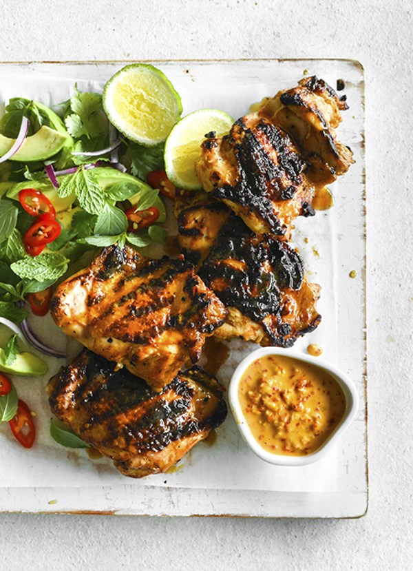 Coconut lime and sambal grilled chicken