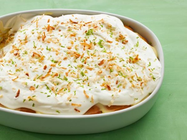 Coconut-lime banana pudding
