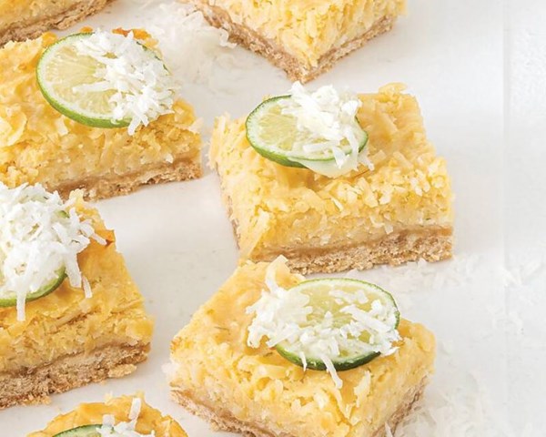 Coconut-lime bars