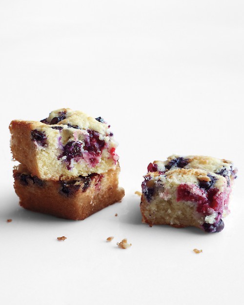 Coconut-lime berry cake