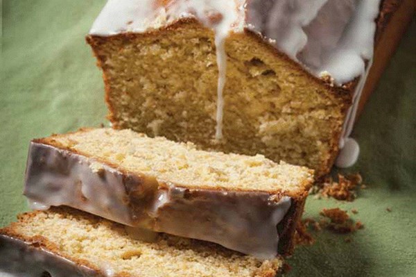 Coconut-lime cornmeal pound cake