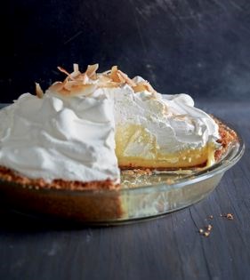 Coconut-lime cream pie
