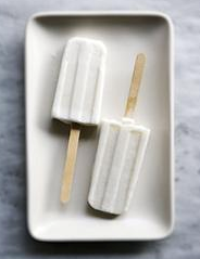 Coconut-lime ice pops