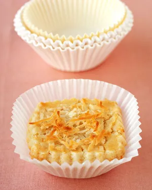 Coconut macadamia shortbread