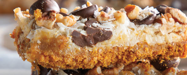 Coconut magic bars