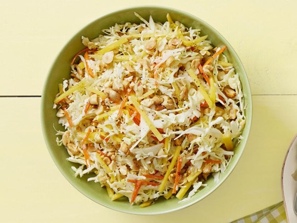 Coconut-mango coleslaw