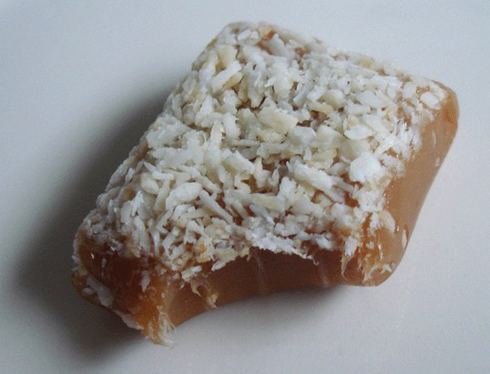 Coconut milk caramels