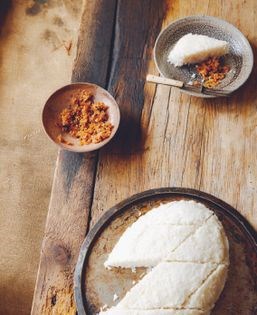 Coconut milk rice (Kiribath)