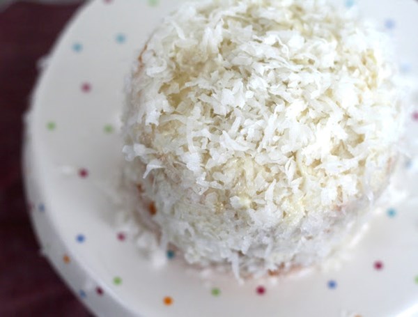 Coconut mini layer cake
