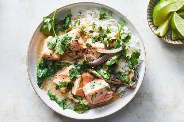 Coconut-miso salmon curry [Kay Chun]