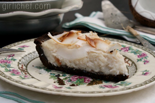 Coconut no-cream pie