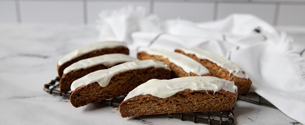 Coconut-oatmeal biscotti