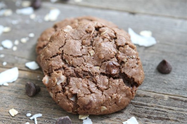 Coconut oatmeal chocolate chip cookies