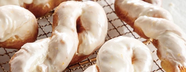 Coconut-orange tiger tails [coconut-orange glaze]