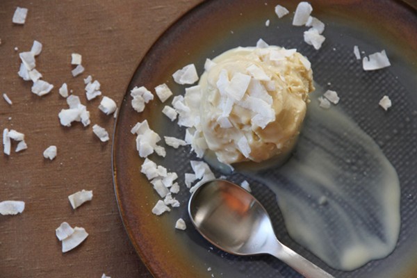 Coconut-palm sugar ice cream