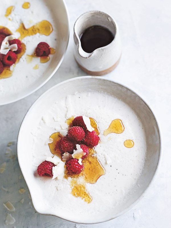Coconut panna cotta