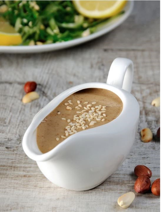 Coconut-peanut sauce or salad dressing