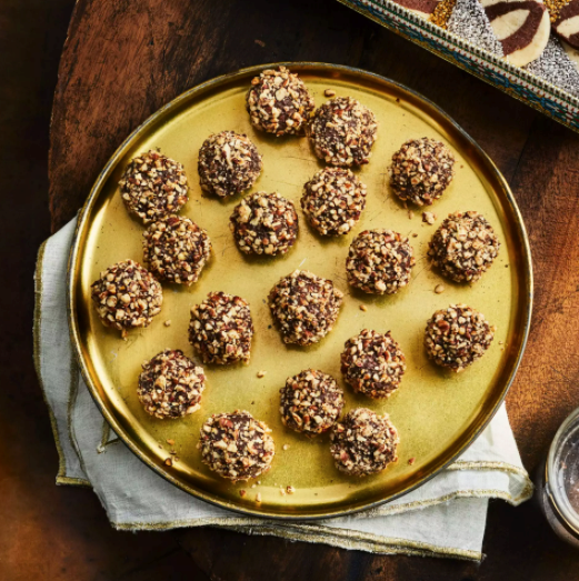 Coconut-pecan truffles