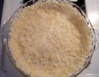 Coconut pie crust