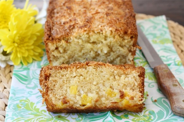 Coconut pineapple bread