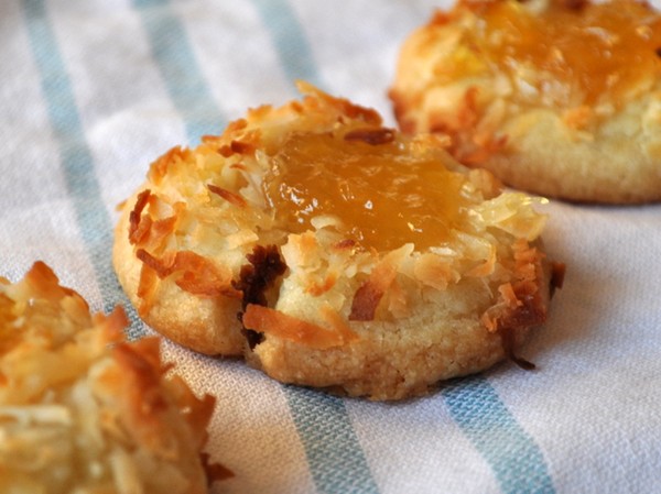 Coconut pineapple gem cookies
