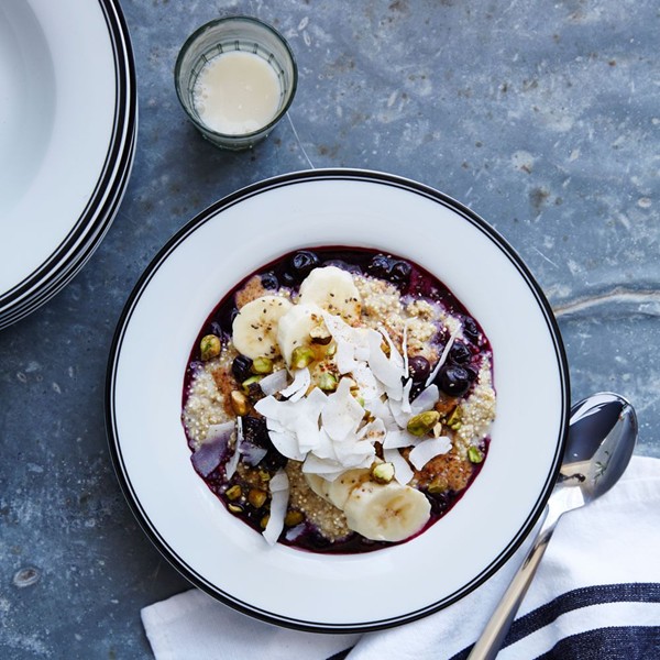 Coconut quinoa porridge