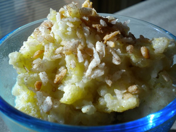 Coconut quinoa pudding