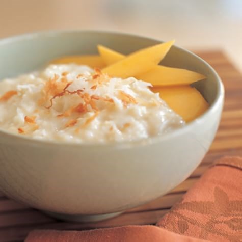 Coconut rice pudding