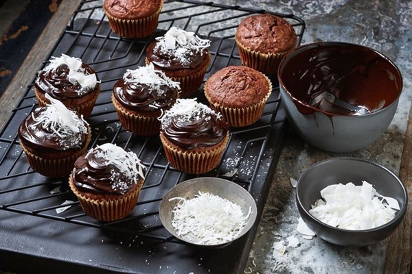 Coconut rough muffins