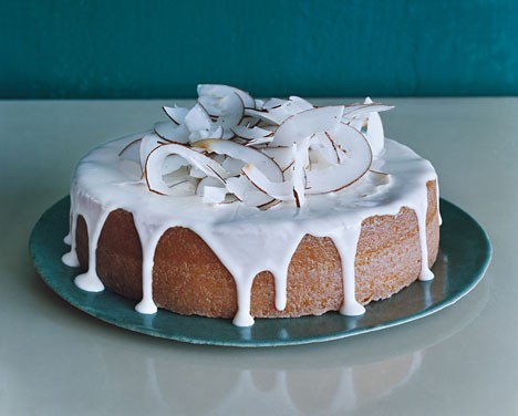 Coconut rum cake