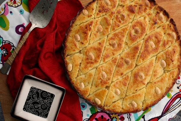 Coconut semolina cake