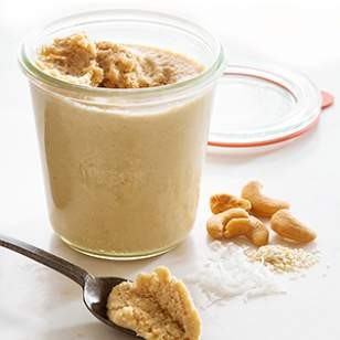 Coconut-sesame cashew butter