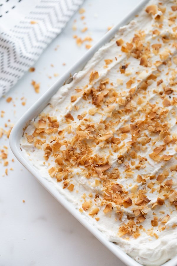 Coconut sheet cake