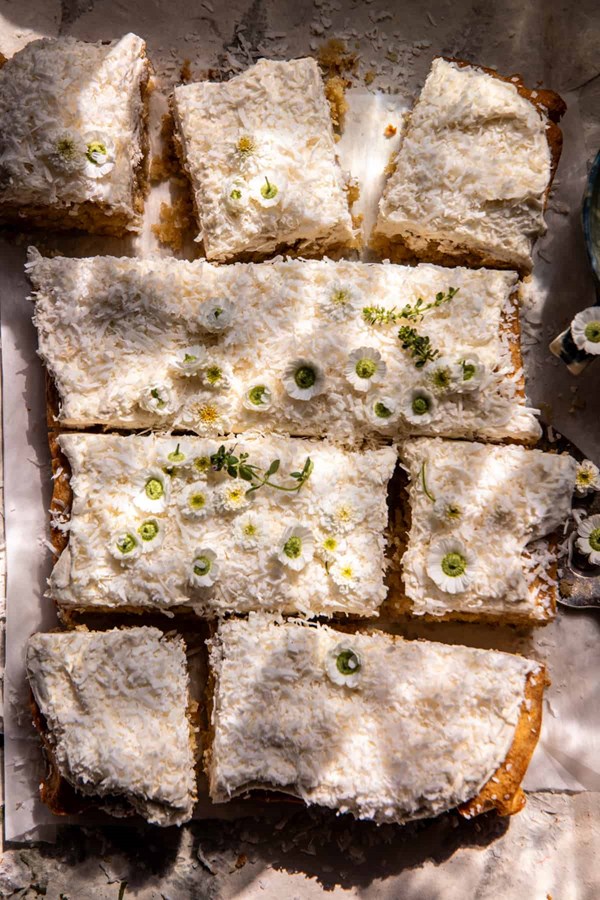 Coconut sheet cake