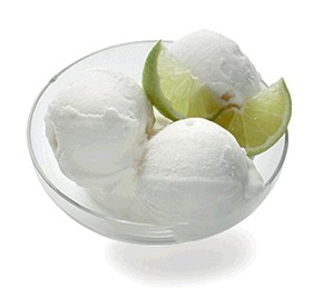 Coconut sorbet