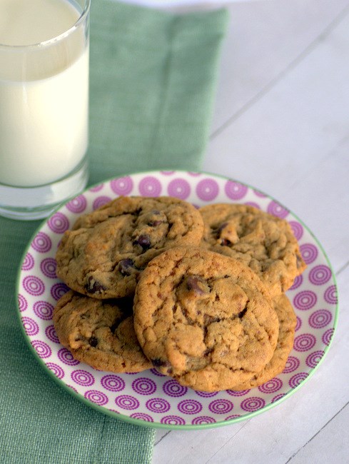 Coconut sugar chocolate chip cookies