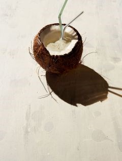 Coconut summer cocktail