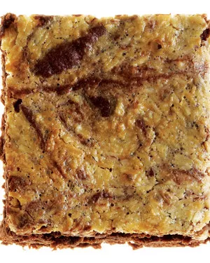 Coconut swirl brownies