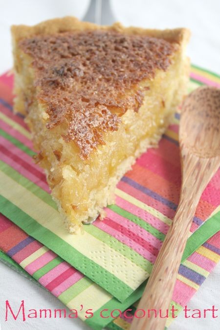 Coconut tart (Klappertert)