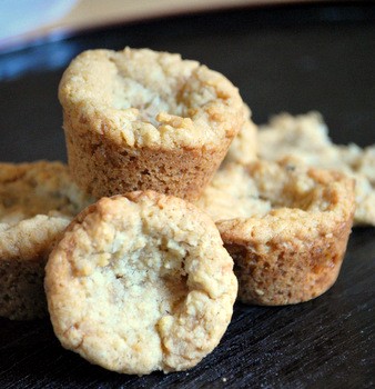 Coconut toffee oatmeal cookie bites