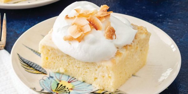 Coconut tres leches cake
