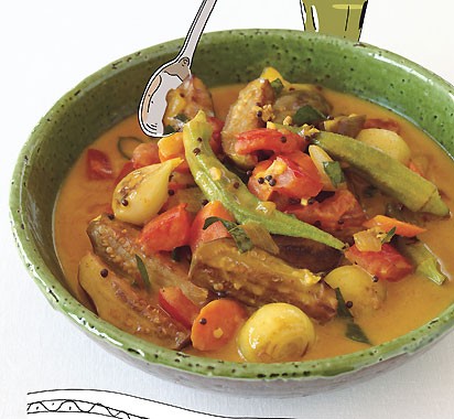 Coconut-vegetable curry