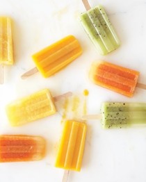 Coconut-water ice pops