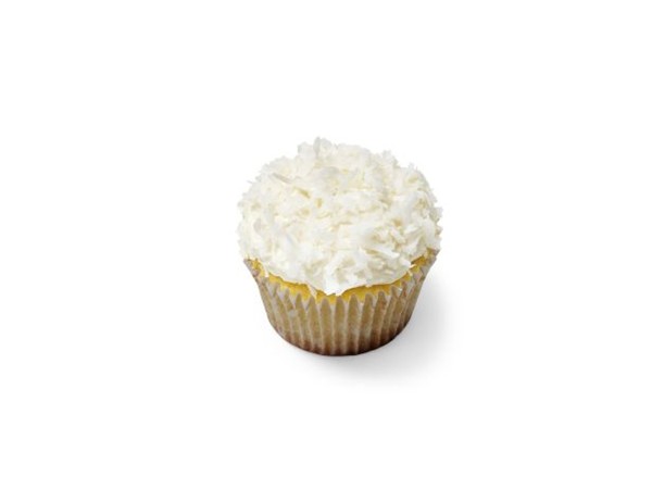 Coconut-white chocolate cupcakes