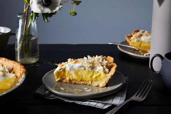 Coconuttiest coconut cream pie