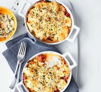 Cod, cauliflower & chorizo Mornay 